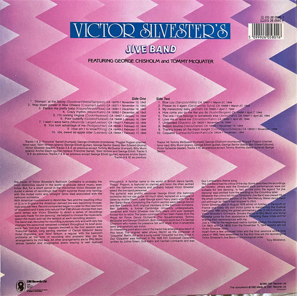 Victor Silvester's Jive Band : Victor Silvester's Jive Band featuring George Chrisholm and Tommy McQuater (LP, Comp, Mono)