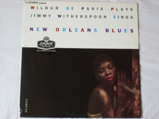 Wilbur De Paris & Jimmy Witherspoon : Wilbur De Paris Plays & Jimmy Witherspoon Sings New Orleans Blues (LP, Album, Mono)