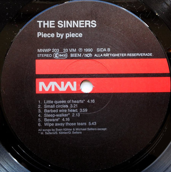 The Sinners (2) : Piece By Piece (LP, Album)