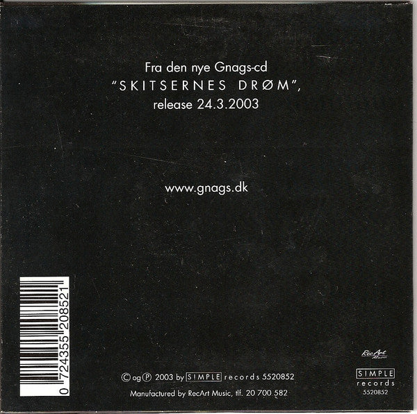 Gnags : En Biografbillet (CD, Single)