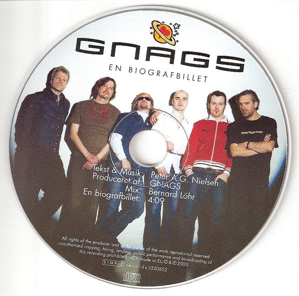 Gnags : En Biografbillet (CD, Single)