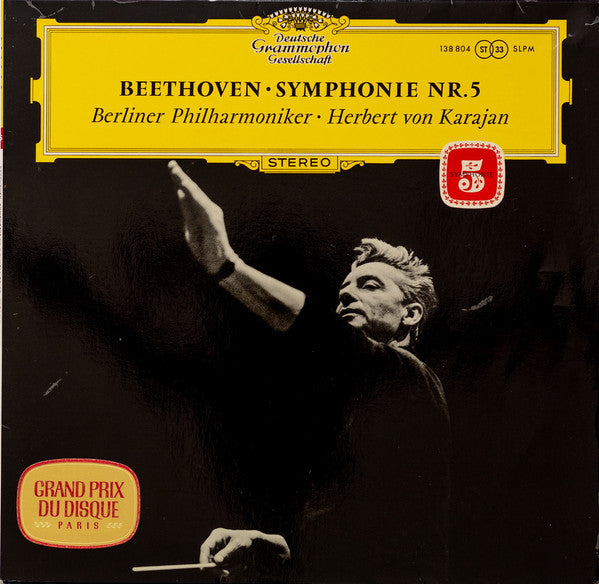 Ludwig van Beethoven - Berliner Philharmoniker • Herbert von Karajan : Symphonie Nr. 5 (LP, RP)