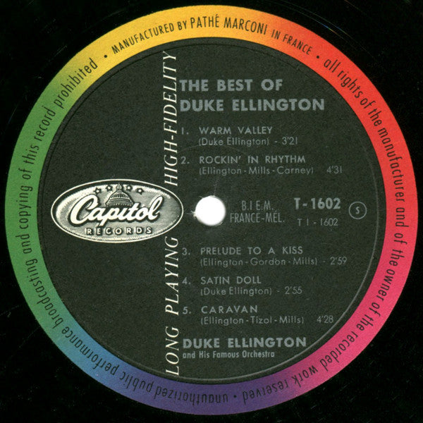 Duke Ellington : The Best Of Duke Ellington And His Famous Orchestra (LP, Comp, Mono)