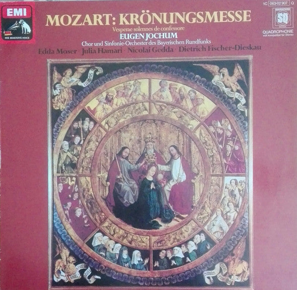 Wolfgang Amadeus Mozart, Symphonie-Orchester Des Bayerischen Rundfunks, Eugen Jochum : Krönungsmesse - Vesperae Solennes De Confessore (LP, Quad)