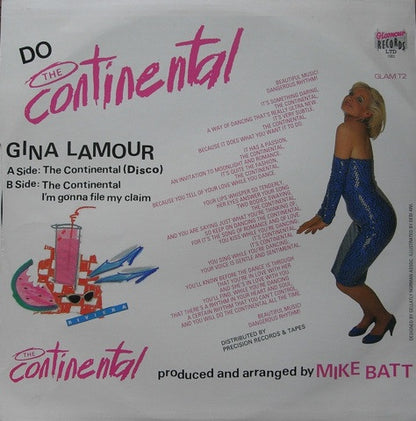 Gina Lamour : The Continental (12")