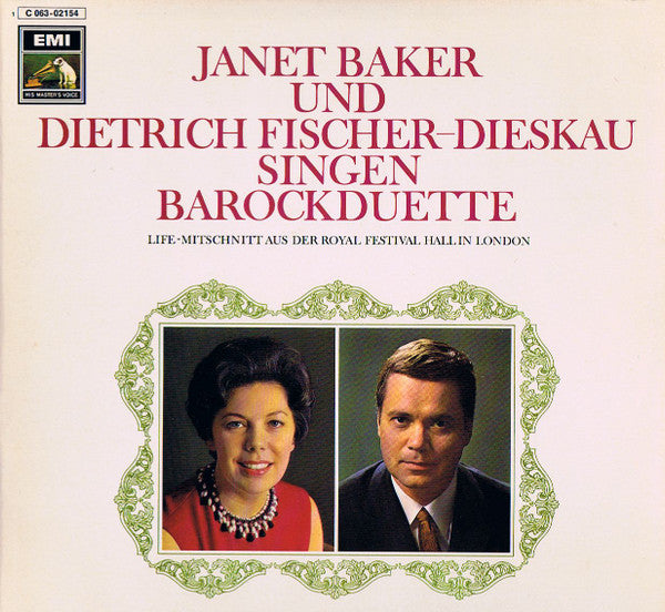 Janet Baker Und Dietrich Fischer-Dieskau : Singen Barockduette Live-Mitschnitt Aus Der Royal Festival Hall In London (LP)