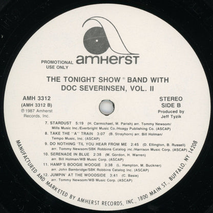 The Tonight Show Band With Doc Severinsen : The Tonight Show Band • Vol. II (LP, Album, Promo)