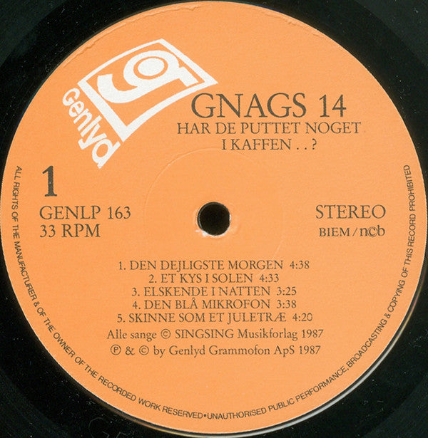 Gnags : Har De Puttet Noget I Kaffen..? (LP, Album)