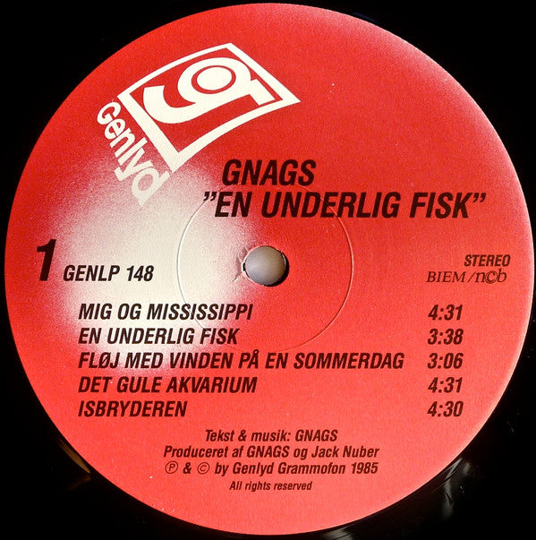 Gnags : En Underlig Fisk (LP, Album)