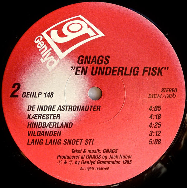 Gnags : En Underlig Fisk (LP, Album)