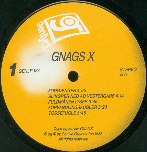 Gnags : X (LP, Album)