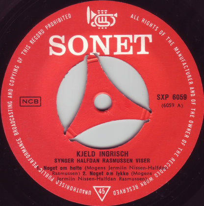 Kjeld Ingrisch : Kjeld Ingrisch Synger Halfdan Rasmussen Viser: (7", EP)