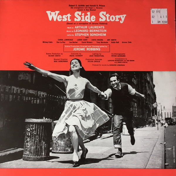 Various : West Side Story - Original Broadway Cast (LP, Album, RE, Ora)