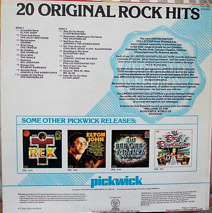 Various : 20 Original Rock Hits (LP, Comp)