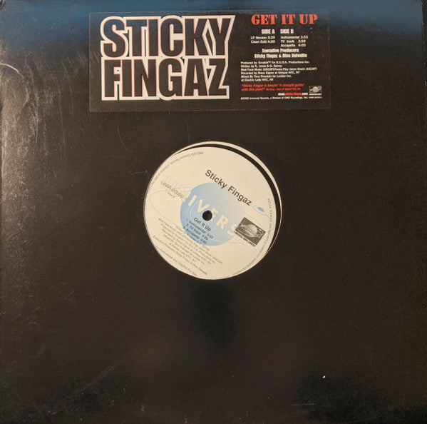 Sticky Fingaz : Get It Up (12", Single, Promo)