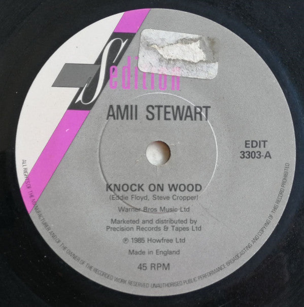 Amii Stewart : Knock On Wood (Ash 48) / Light My Fire (137 Disco Heaven) (7", Single)