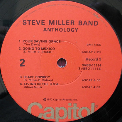 Steve Miller Band : Anthology (2xLP, Comp, RP, Win)