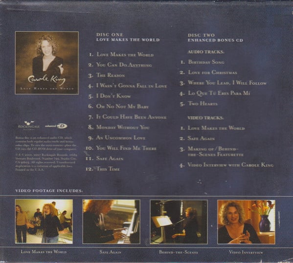 Carole King : Love Makes The World Deluxe Edition (2xCD, Album, Dlx)