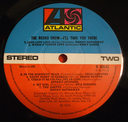 Various : The 2nd Rosko Show - I'll Take You There (LP, Comp)