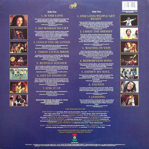 Bob Marley & The Wailers : Legend (The Best Of Bob Marley And The Wailers) (LP, Comp, RE, RM)