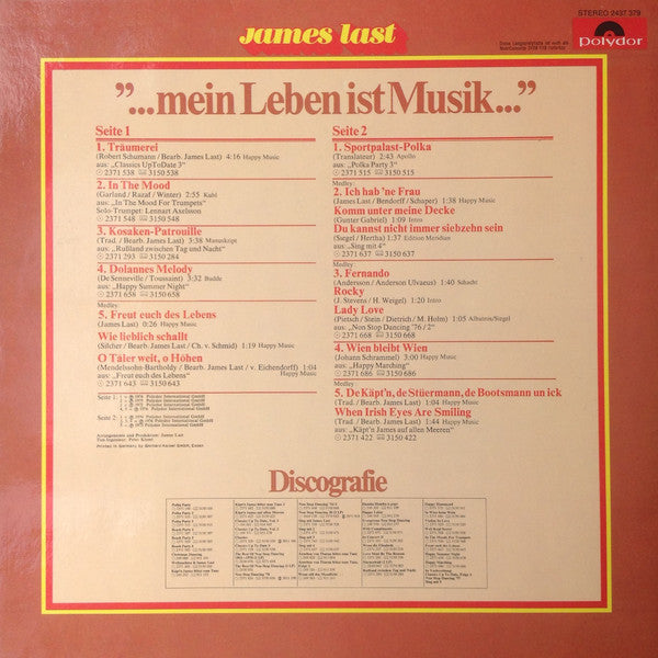 James Last : ...Mein Leben Ist Musik... (LP, Comp)