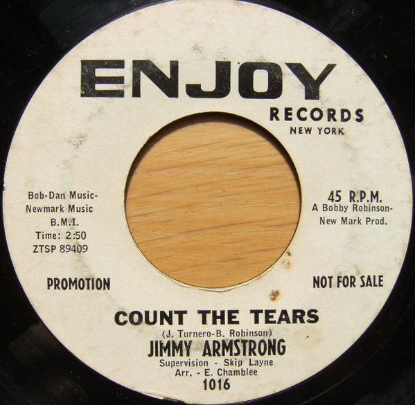 Jimmy Armstrong : I'm Going To Lock My Heart / Count The Tears (7", Single, Promo)