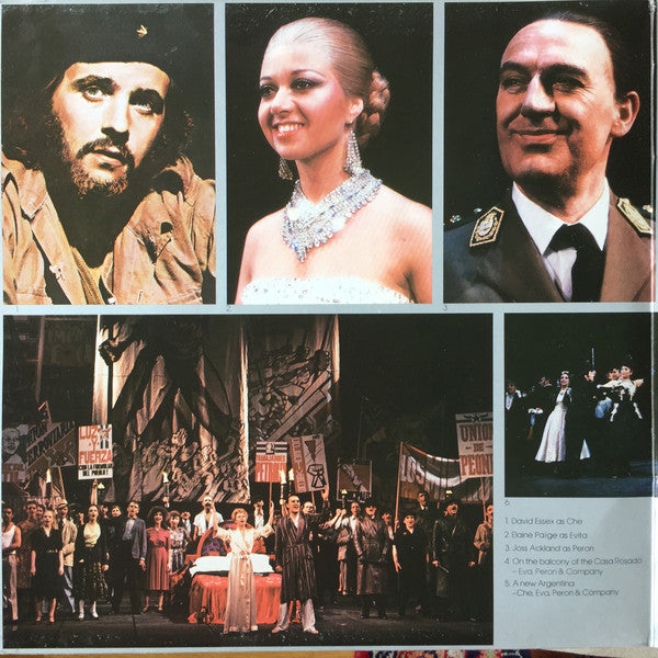 Andrew Lloyd Webber And Tim Rice : Evita: Original London Cast Recording (LP, Album)