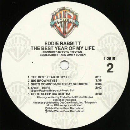 Eddie Rabbitt : The Best Year Of My Life (LP, Album, All)