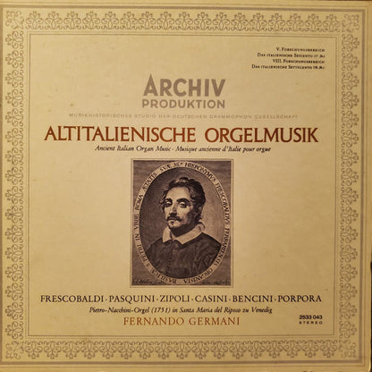 Fernando Germani : Altitalienische Orgelmusik (LP, Gat)