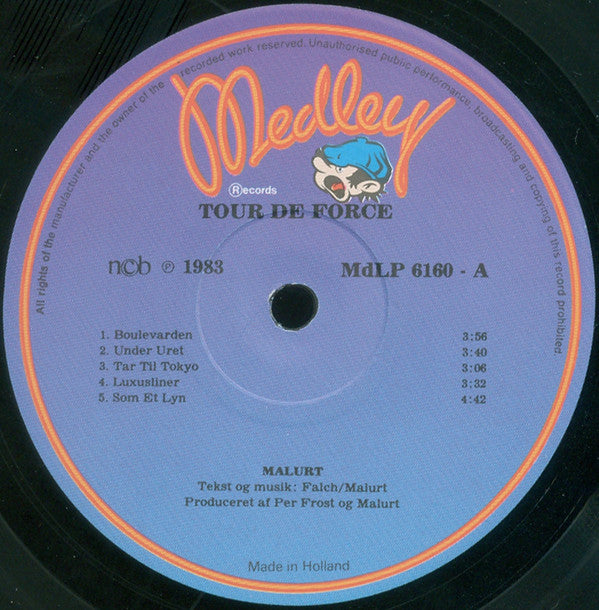 Malurt : Tour De Force (LP, Album)