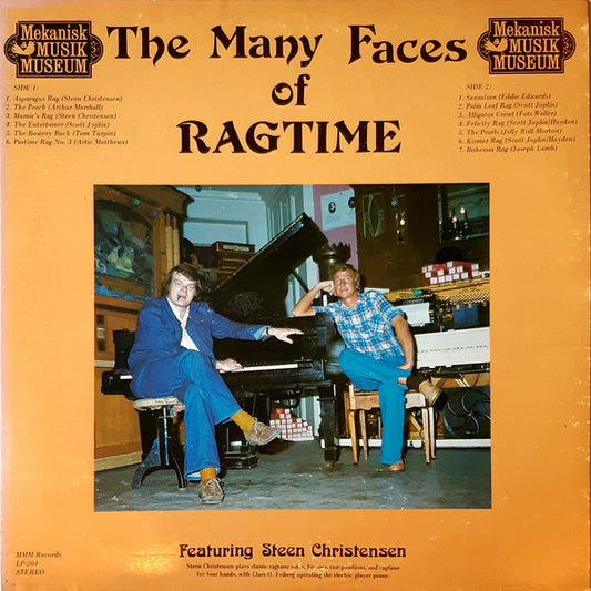 Steen Christensen (2) : The Many Faces Of Ragtime (LP, Album)