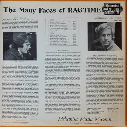 Steen Christensen (2) : The Many Faces Of Ragtime (LP, Album)