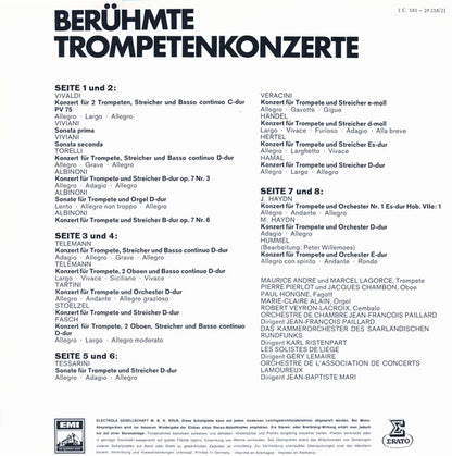 Maurice André : Berühmte Trompetenkonzerte (4xLP, Comp)