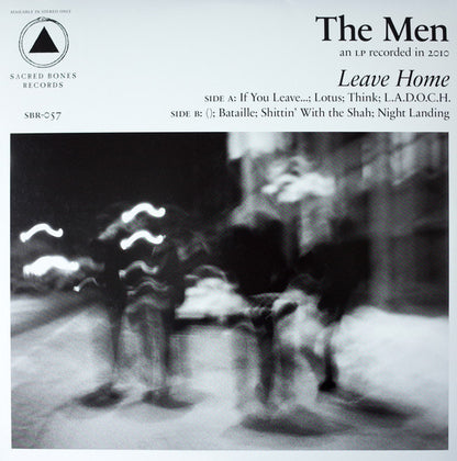 The Men (2) : Leave Home (LP, Album, Ltd, Cle)