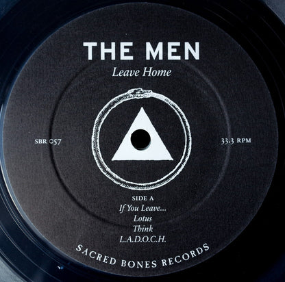 The Men (2) : Leave Home (LP, Album, Ltd, Cle)