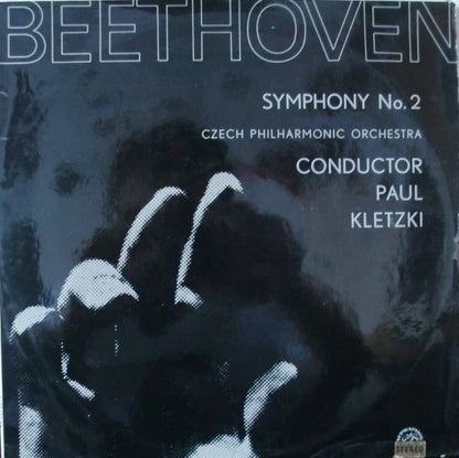 Ludwig van Beethoven, The Czech Philharmonic Orchestra Conductor Paul Kletzki : Symphony No. 2 (LP, RP)