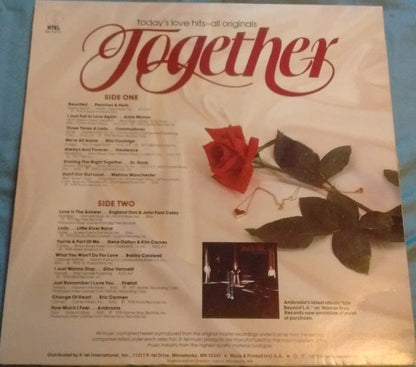 Various : Together - Today's Love Hits - All Originals (LP, Comp)