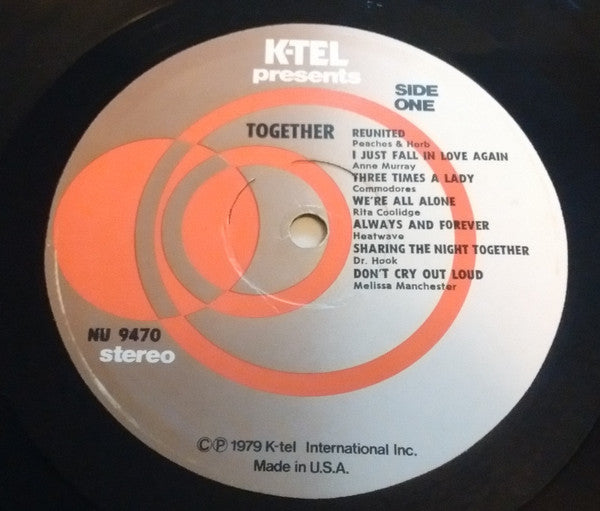 Various : Together - Today's Love Hits - All Originals (LP, Comp)