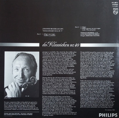 Herman Krebbers : Brahms Vioolconcert (LP, Album)