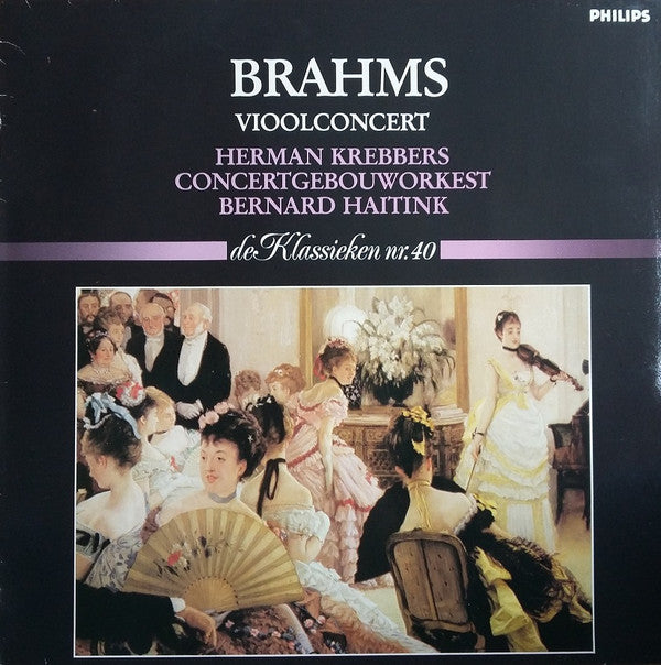 Herman Krebbers : Brahms Vioolconcert (LP, Album)