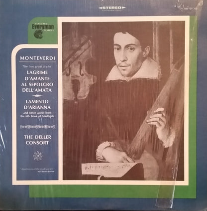 Claudio Monteverdi, Deller Consort : The Two Great Cycles: Lagrime D'amante Al Sepolcro Dell'amata / Lamento D'arianna (LP)