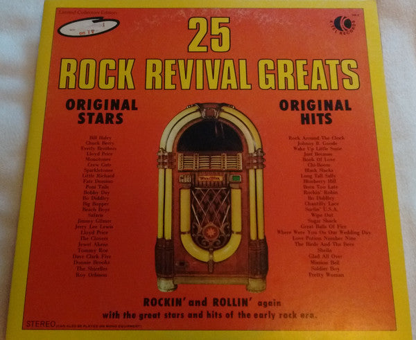 Various : 25 Rock Revival Greats (LP, Comp)