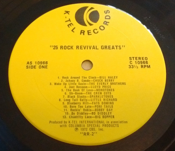 Various : 25 Rock Revival Greats (LP, Comp)