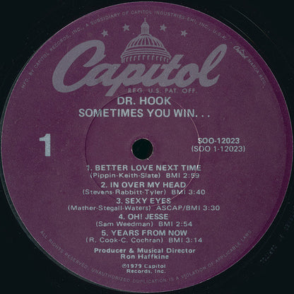 Dr. Hook : Sometimes You Win (LP, Album, Los)