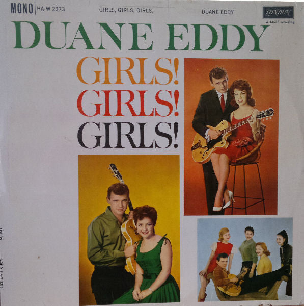 Duane Eddy : Girls! Girls! Girls! (LP, Album, Mono)