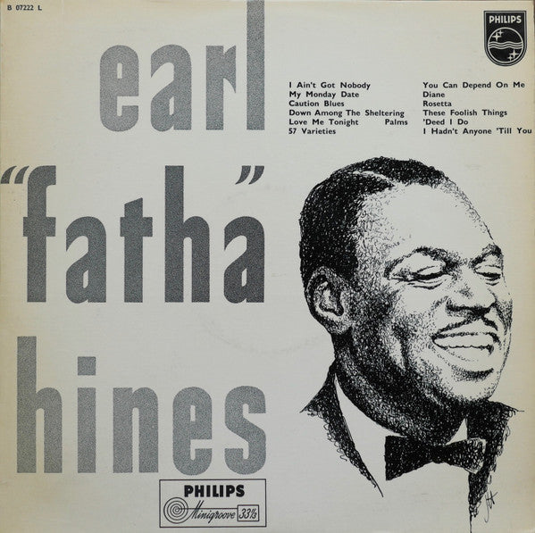 Earl Hines : Earl "Fatha" Hines (LP, Comp, Mono)