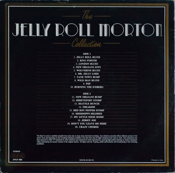 Jelly Roll Morton : Jelly Roll Morton - 20 Golden Greats (LP, Album, Comp)