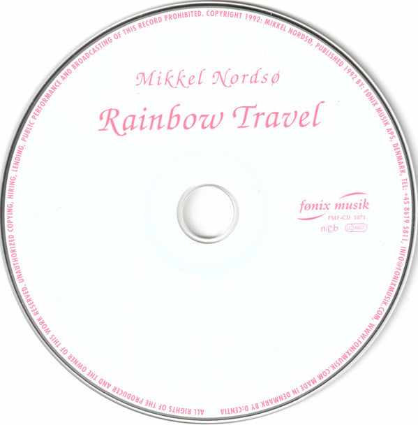 Mikkel Nordsø : Rainbow Travel (CD, Album, RE)