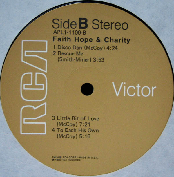 Faith, Hope & Charity : Faith, Hope & Charity (LP, Album, Ind)