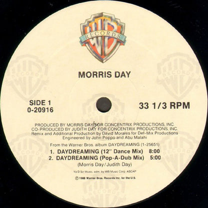 Morris Day : Daydreaming (12", Maxi)